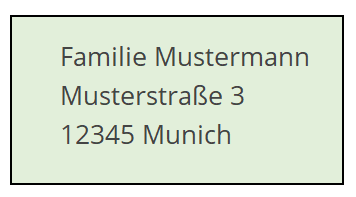 address format_family_post and mail_how to send a letter or parcel in Germany_my life in germany_hkwomanabroad